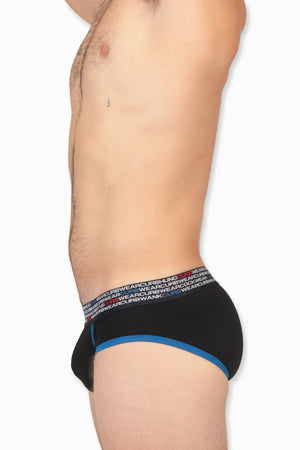 ENHANCE DOUBLE TAKE Brief Black Blue