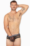 ENHANCE DOUBLE TAKE Brief Black Mesh