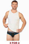 ENHANCE DOUBLE TAKE Brief Black Blue