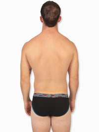 ENHANCE DOUBLE TAKE Brief Black Blue