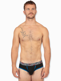 ENHANCE DOUBLE TAKE Brief Black Blue