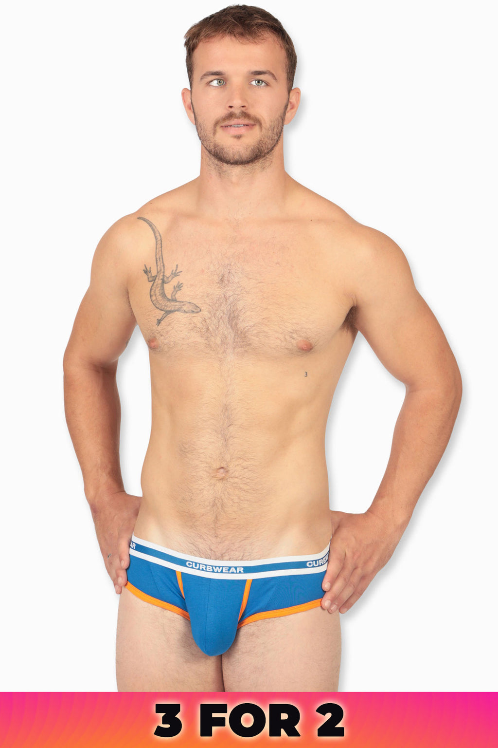 ENHANCE POP Brief Blue Orange