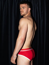 CHELSEA Button Brief Red