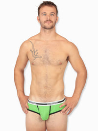 ENHANCE POP Brief Lime Green