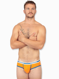 ENHANCE POP Brief Orange Blue