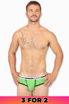 ENHANCE POP Brief Lime Green