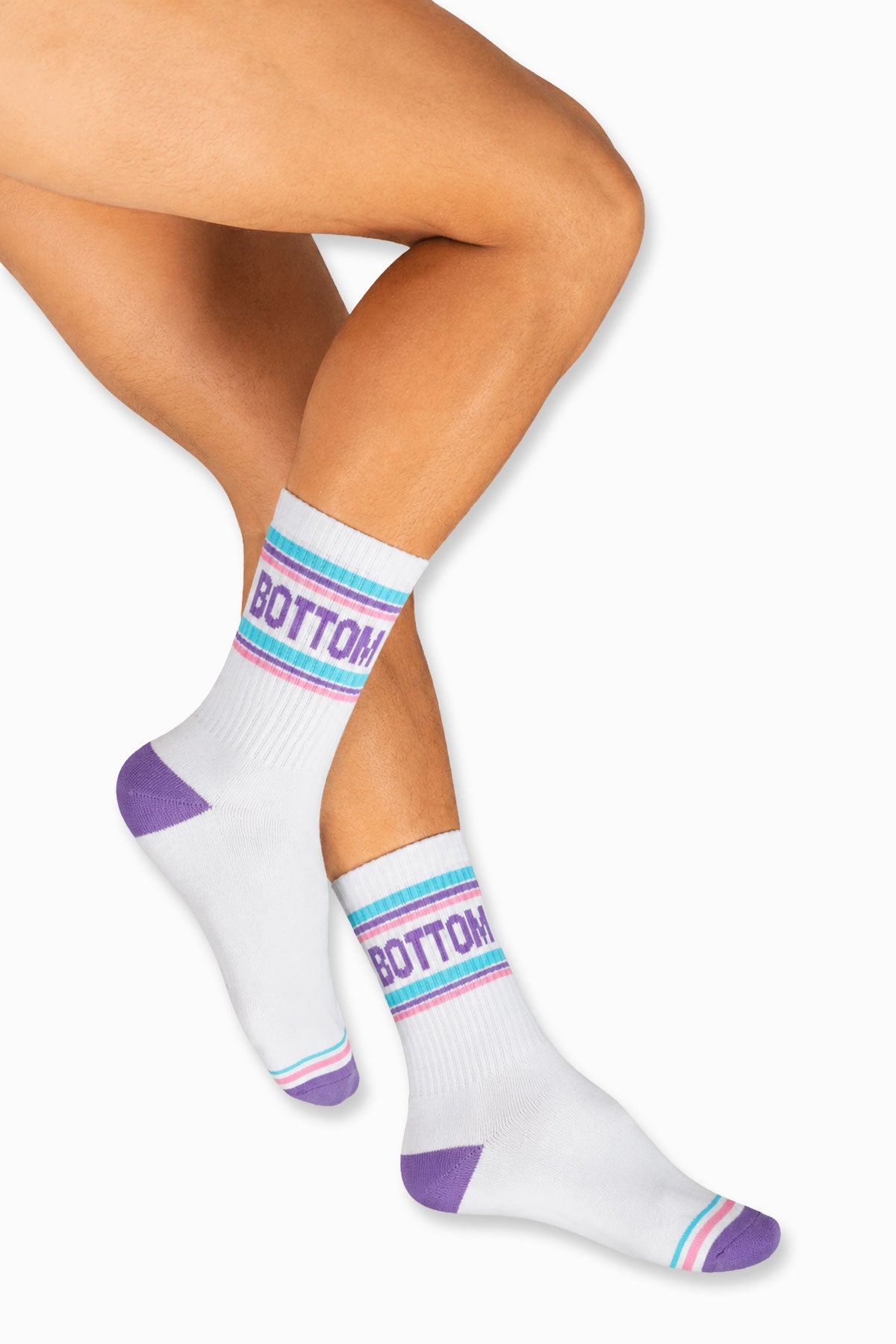 Bottom Slogan Socks