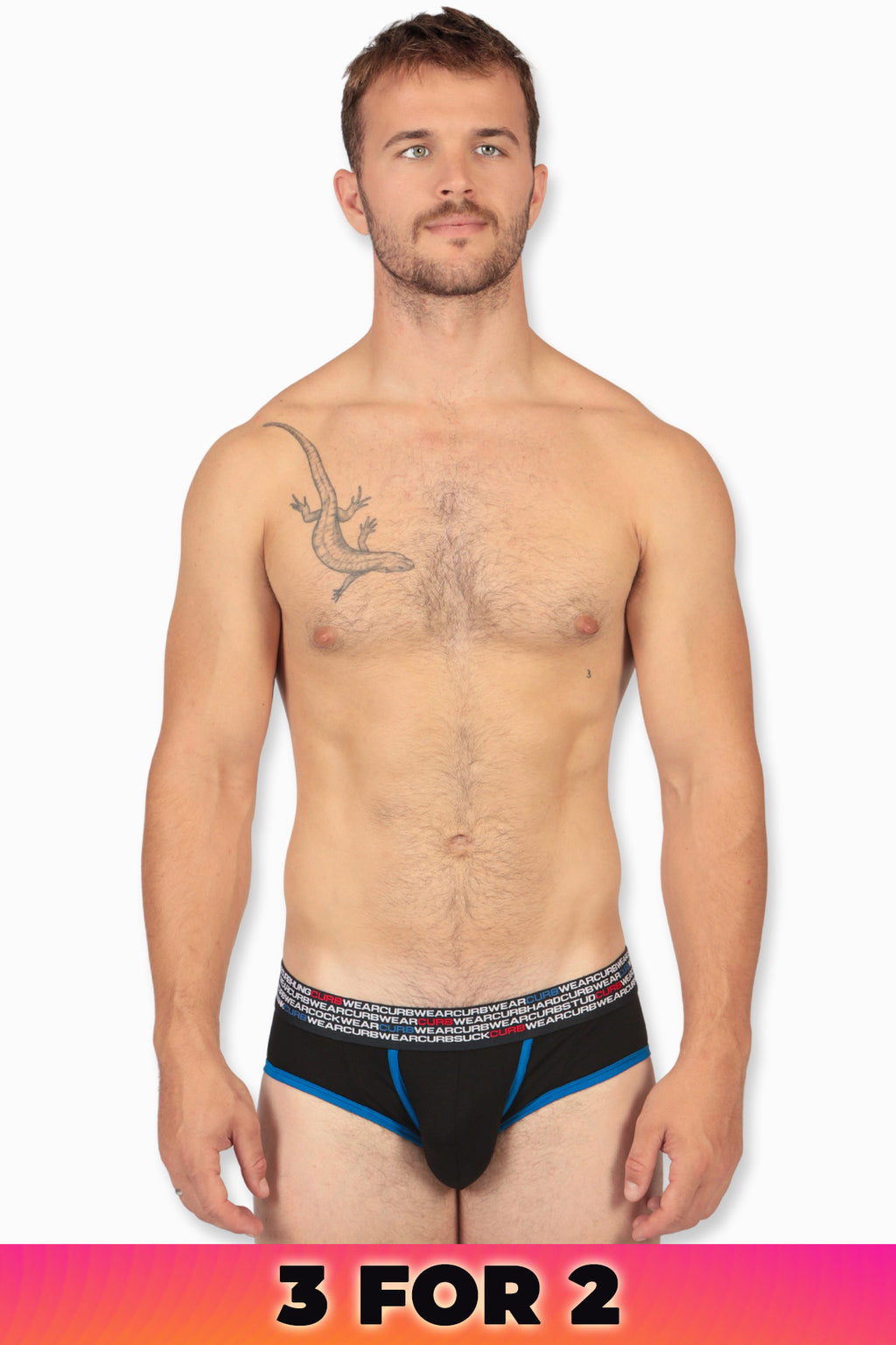 ENHANCE DOUBLE TAKE Brief Black Blue